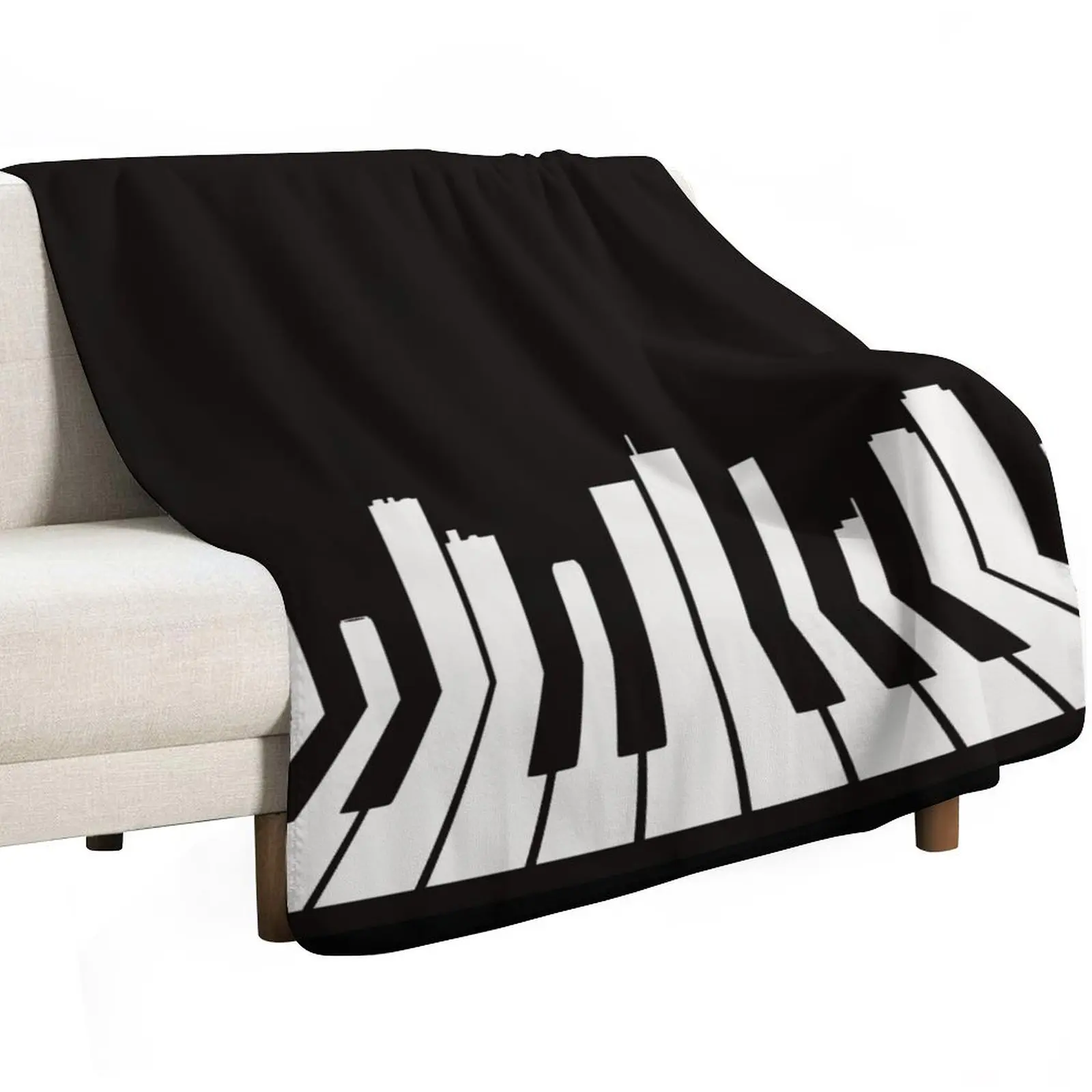 Piano City Music Throw Blanket Single christmas decoration Extra Large Throw Thins Fashion Sofas Personalized Gift Blankets