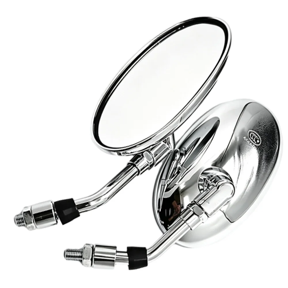 2pcs Motorcycle Rearview Mirror Left and Right For Motorcycle with 10 mm clockwise threaded mirror mounts Durable accessories