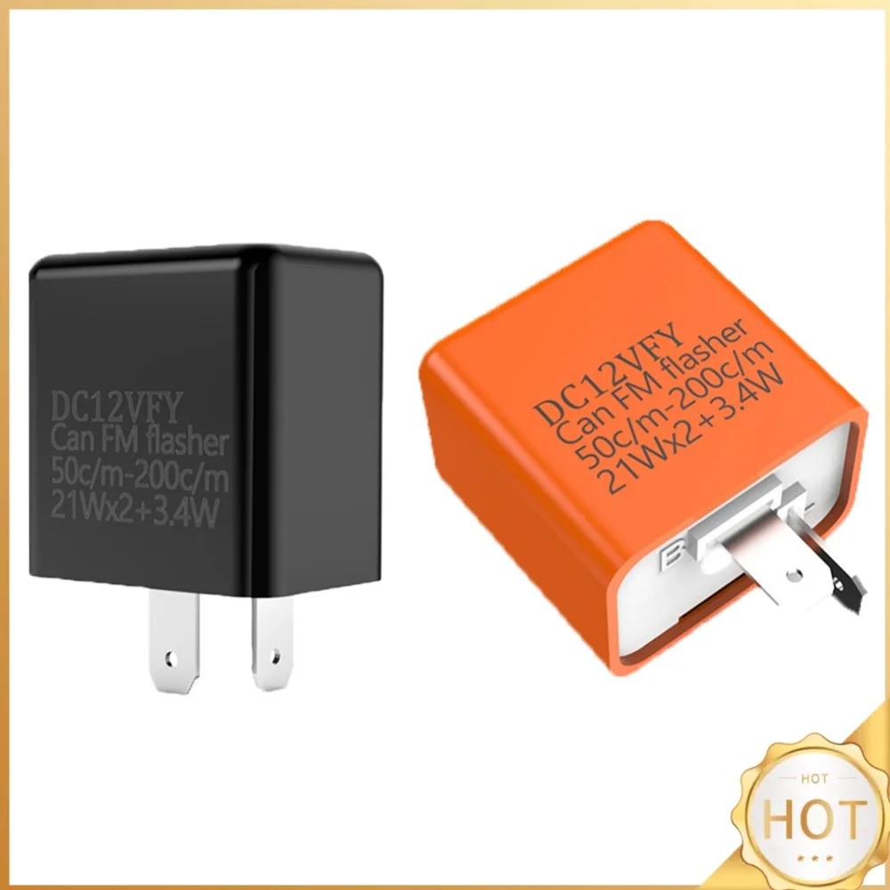 DV 12V LED Flasher Adjustable Frequency Relay High Power Turn Signal Indicator Multiple Protection Fix Motorcycle Flasher
