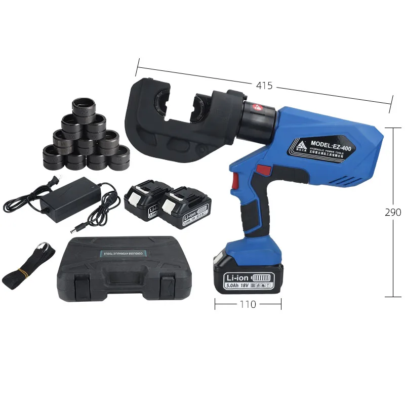 Portable Electric Hydraulic Crimping Plier Lithium Battery Copper Aluminum Terminal Charging Crimping Tool