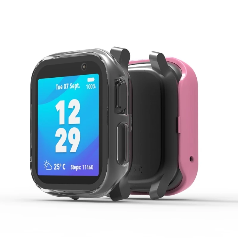 Smartwatch Housing กระจกนิรภัยฟิล์มปกแข็งสำหรับ Xplora Play กันชนหน้าจอ Protector กันกระแทก K1KF