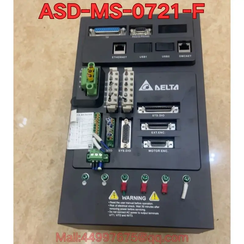

Second-hand ASD-MS-0721-F servo drive function test is normal