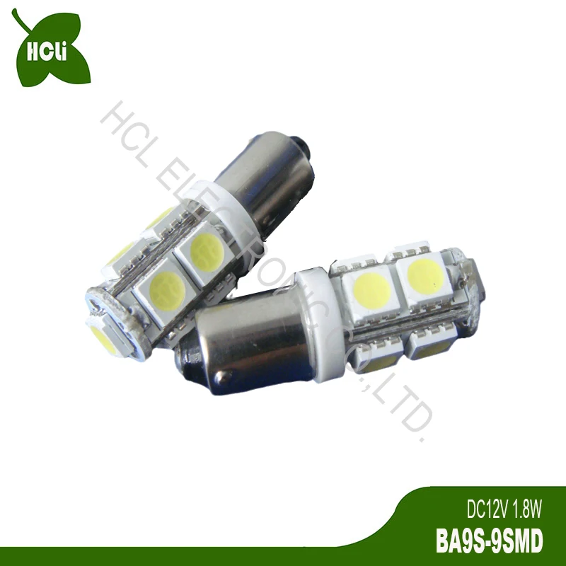 High quality DC6V 12V 24V BA9S BAX9S T4W T11 1815 1895 Car Led Clearance Light,Reading Light Bulbs,Side Lamp free shipping 50pcs