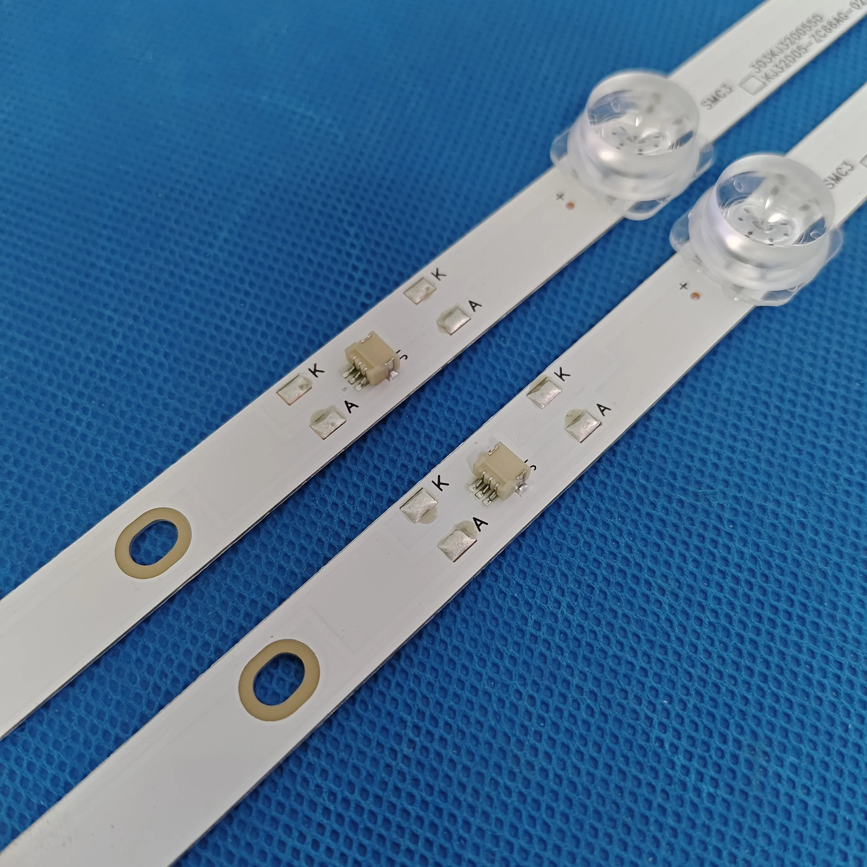 LED Backlight StripsFor AWOX U3200STR KJ32D05-ZC66AG-02D 303KJ320055D JJ-0656-D32030501BM-S MS-KH-T320-V6-F2-3030-2.1-2105-FY4