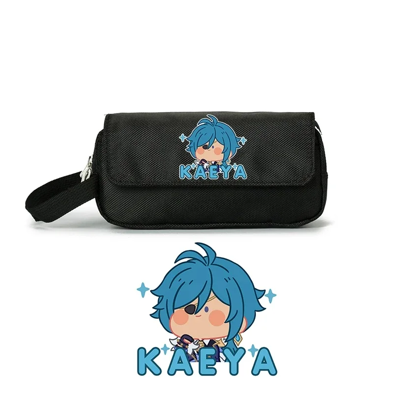 Anime Game Cos Kaedehara Kazuha Kaeya Xiao Zhongli Venti Hutao Etc. Stationery Organizer Pencil Case Gift