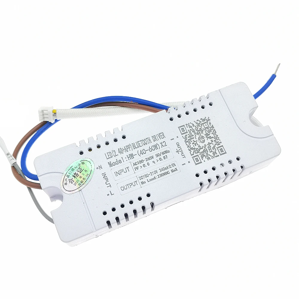 1 pz 2.4G Driver LED intelligente (40-60W)X2 AC220V RF Remote APP controllo Bluetooth 240mA DC150-210V trasformatore cambia colore