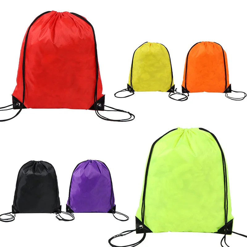 Drawstring Backpack School Sportswear Bag with Drawstring No Pain Children's Drawstring Bag String Bag Backpack LSD02