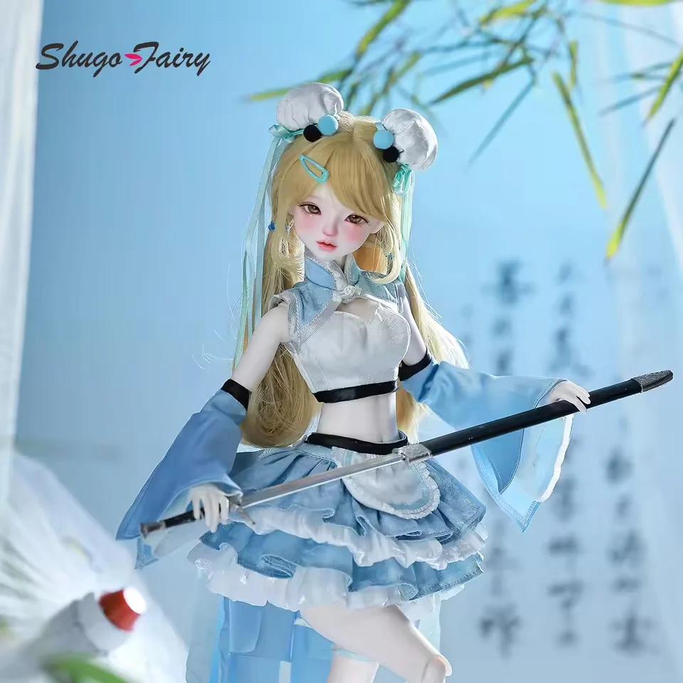 Liano E أنيمي Bjd دمية 1/4 مجموعة كاملة Guo Feng Y2K فتاة صينية جميلة Powerpuff أنثى Shugafairy الكرة صوتها الدمى #3