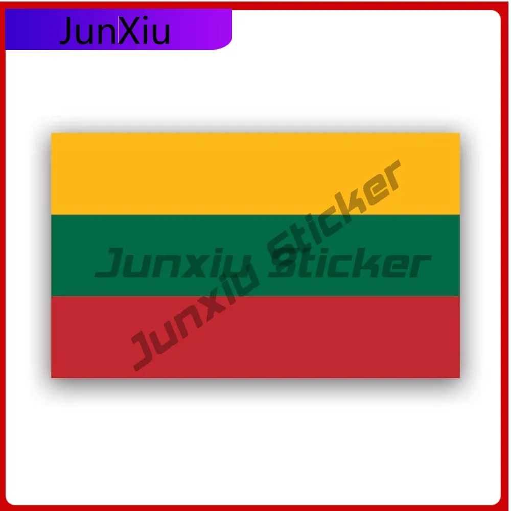 

Stylish Lithuanian Flag Sticker Decal American Made Uv Protected Lithuania Ltu Lt Decal Sunproof Uv Resistant Works On Truck