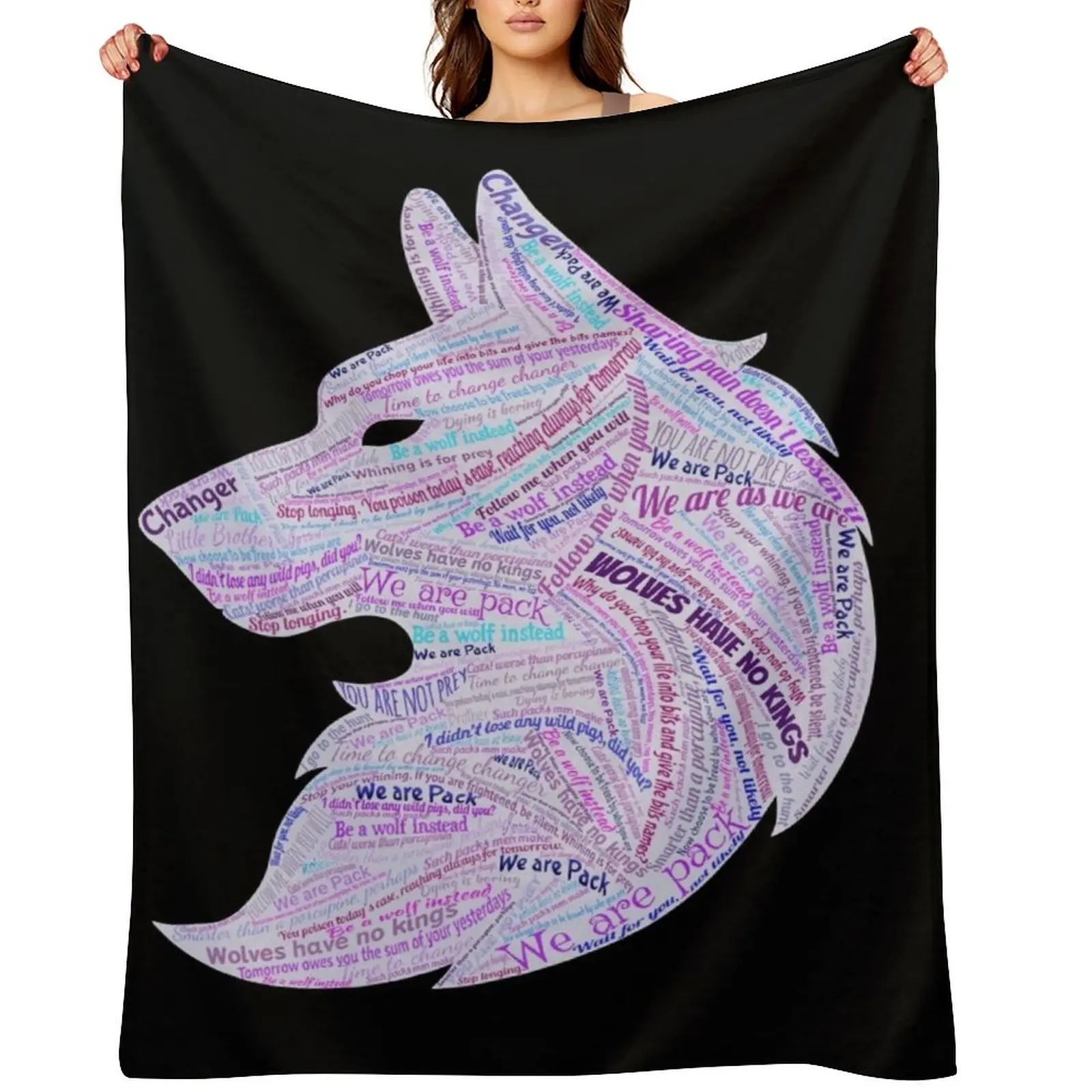 The Wisdom of Nighteyes Throw Blanket Luxury Brand Thermal heavy to sleep Travel Blankets