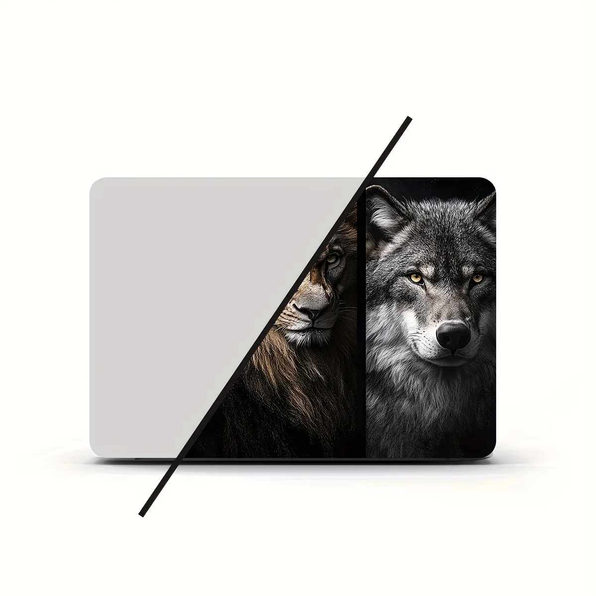 Adesivos de vinil para capa de laptop, 2 peças/set, capa de arte diy resistente a arranhões, adesivos universais de pele de netbook, laptop não reutilizável