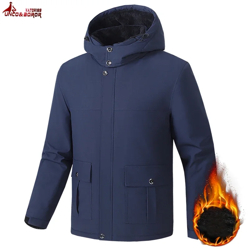 Plus Size 9XL 10XL Jacket Winter Men Windproof Thick Waterproof Coat Outdoor Mountain Camping Hiking Hooded Parkas Men Clothing