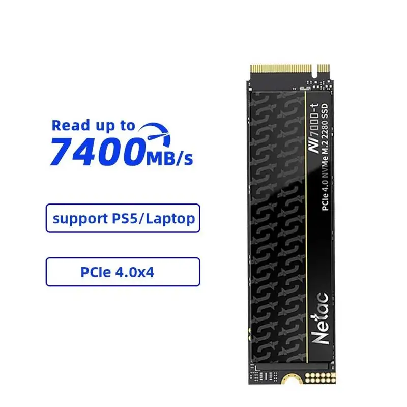 

Хороший твердотельный накопитель 1 ТБ 2 ТБ SSD NVMe M2 4 ТБ 512 ГБ PCIe 4.0 x4 M.2 2280 Внутренние твердотельные накопители NVME SSD для ноутбука PS5 NV7000t