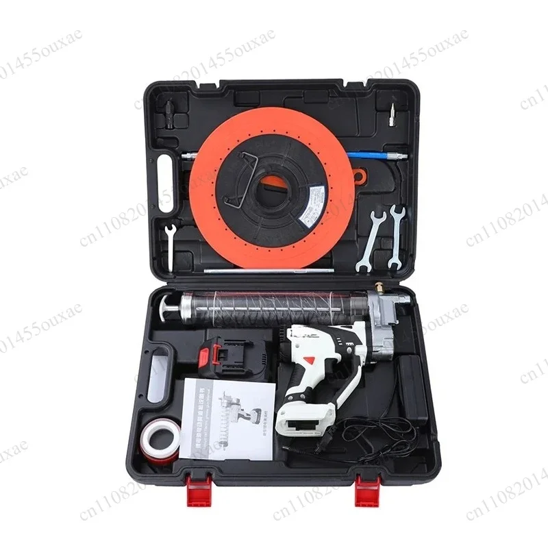 900cc High Capacity Cordless Battery Grease Gun, Universal Electric Greaser for Truck & Construction Machinery Lubrication