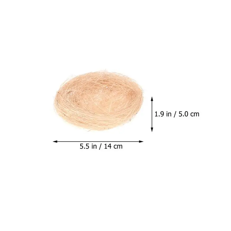 Bird Nest Birds Easter Nests Artificial Egg Simulation Mini Crafts Rattan For Houses Decorative House Craft Fake Decoration