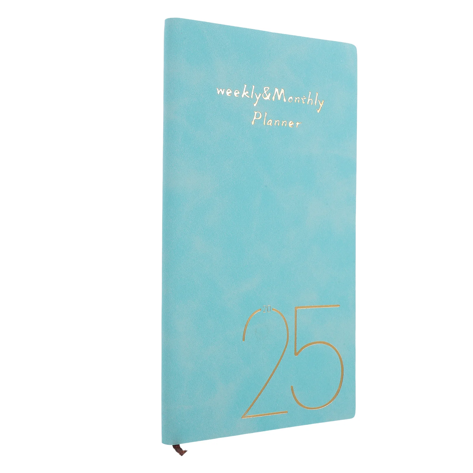 

2025 Time Management Planner Calendar Notebook for Teachers Students Blue Academic Monthly Weekly Schedule Handbook Portable
