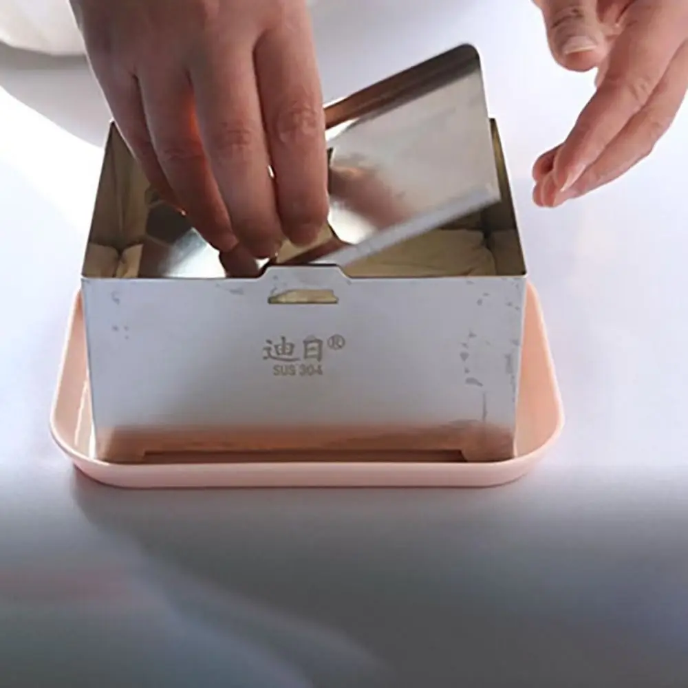 304 الفولاذ المقاوم للصدأ إلى فو الصحافة قالب مع ثقب استنزاف الصدأ واقية Paneer صنع قالب قابل للتعديل لتقوم بها بنفسك صانع الرائب فول الصويا المنزل