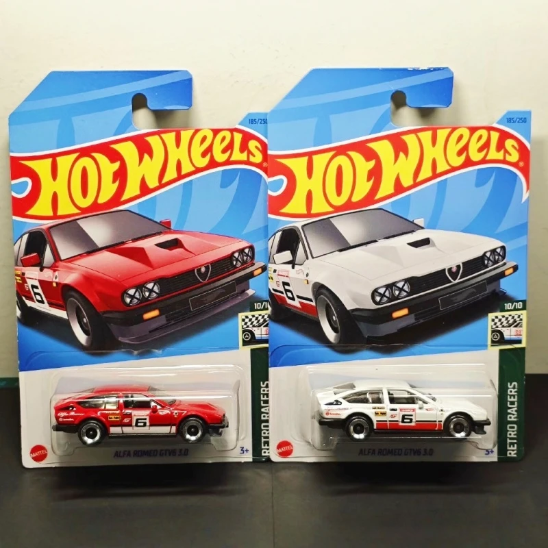 

Hot Wheels Car Alfa Romeo GTV6 3.0 1/64 Diecast Vehicle Metal Non-Remote Control Model Brinquedos Carro Collector Gift C4982