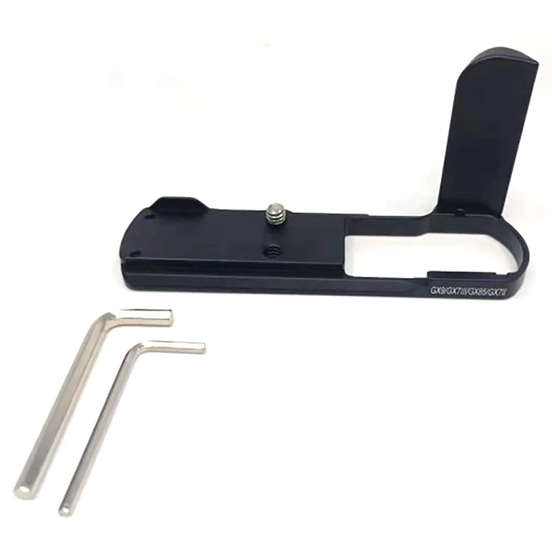 SQPP-L 브래킷 카메라, 핸드 그립 퀵 릴리스 플레이트 L 브래킷 Panasonic Lumix GX9/GX85/GX80/GX7III 카메라 L 브래킷