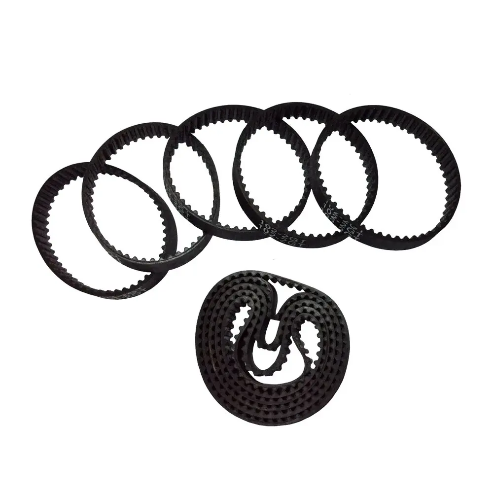 2GT Rubber Timing Belt 120-2GT-6 L=120mm W=6mm 60 Teeth in Closed Loop for 3D Printer Pack of 10pcs