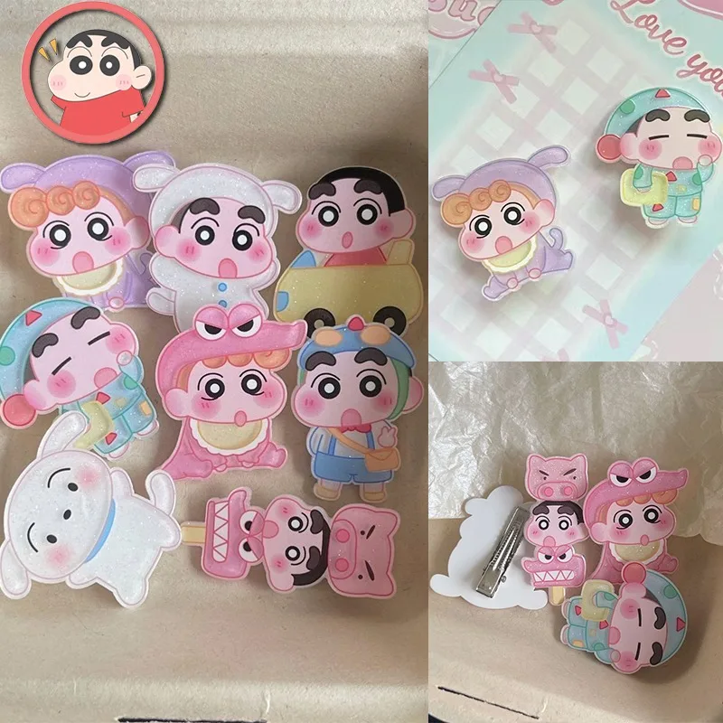 Crayon Shin-chan Haarspeldjes Cartoon Creatieve vrouwen Pony Zee Kant Clip Mode Trend Meisjes Hoofdtooi Eendenbek Clip accessoires