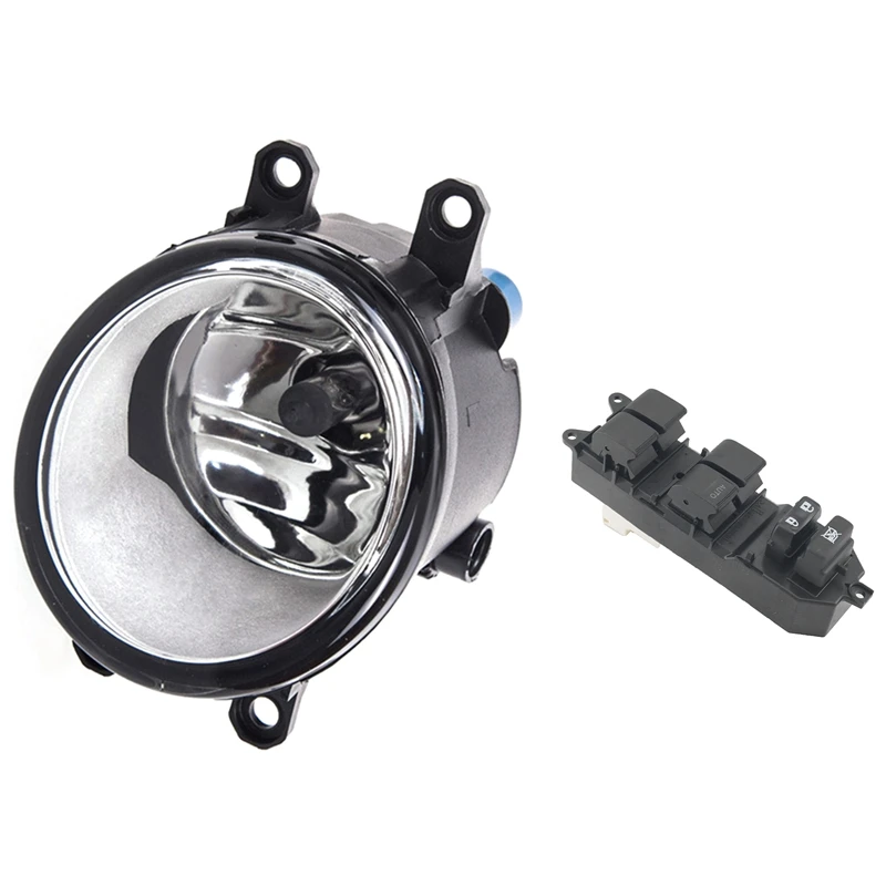 Fog Light For Toyota Corolla Avensis Camry Ractis Verso Rav 4 2003-2014 (Right) & Car Power Window Master Control Switch