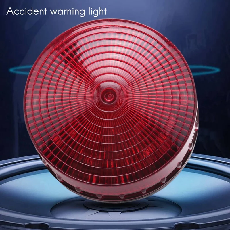 AC 220V Industrial LED Flash Strobe Light Accident Warning Lamp Red LTE-5061 De