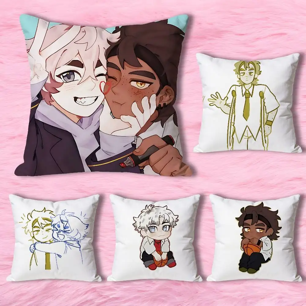 R-Rebound of the Heart Kai Chips Throw Pillow Case Decoration Bed Custom Square Pillowcase Pad Cover