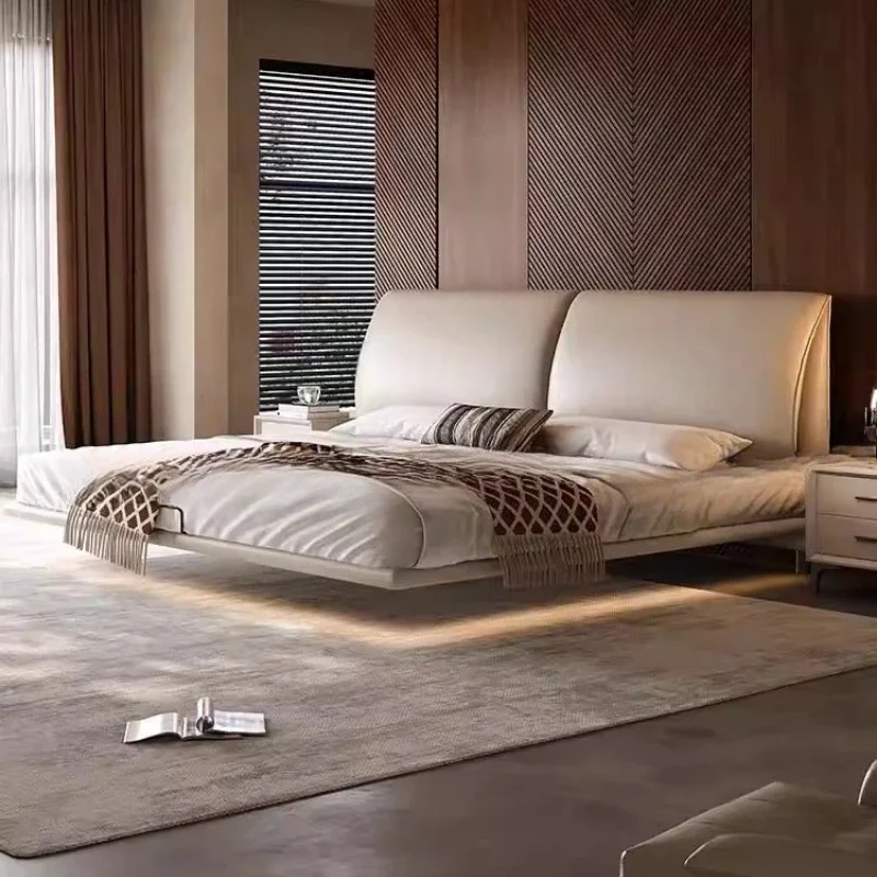 

Напольная кровать в скандинавском стиле, экономящая пространство, кровать для хранения, роскошная мебель для красоты