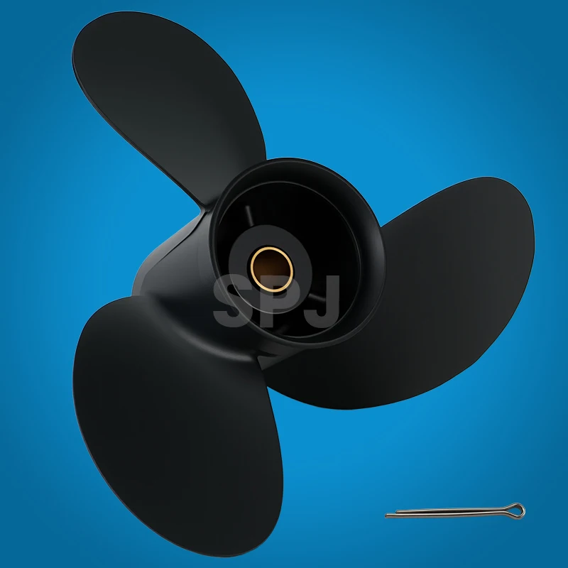 

Boat propeller 8.5x9 for Mercury Aluminum Outboard motor 3 Blade 12 Tooth 8/9.9 HP Engines Marine 2.50 Gearcase