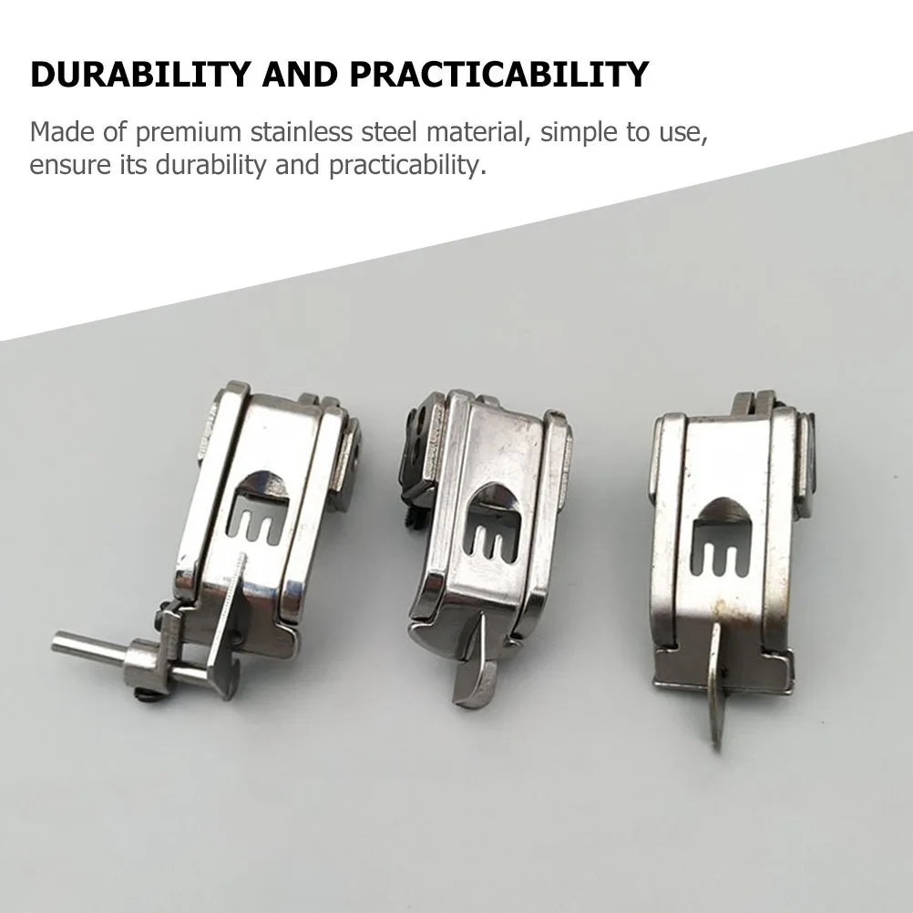 ตีนผีเย็บตะเข็บเรียบ สำหรับจักรเย็บผ้าในครัวเรือน ติดตั้งง่าย ตีนผีเย็บแบบมืออาชีพ สำหรับเย็บผ้าหลายชั้น