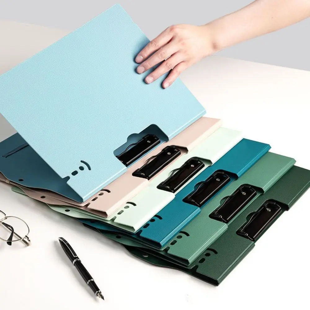 1 PCS Portable Foldable A4 Writing Pad Simple Durable File Folder With Straps High Quality Documents Clip
