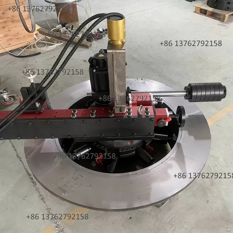 【2026】 FLP-1650 SERIN Automatic High-Accuracy Pneumatic ID-Mounted Flange Facing Machine for Chemical Engineering Industrial