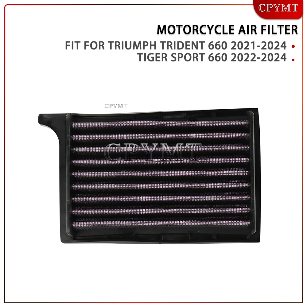 

Fit for Triumph Trident 660 2021-2024 Tiger Sport 660 2022-2024 Motorcycle Engine Air Filter