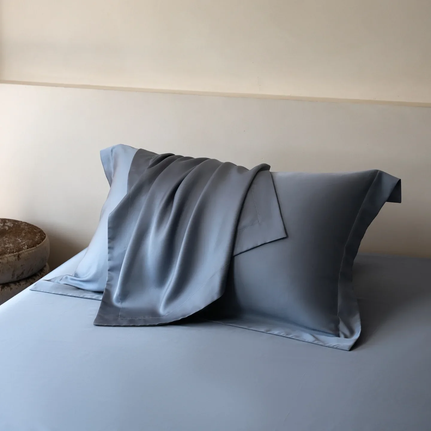 Cooling Tencel Pillowcase Set of 2 Ice Silk Soft Breathable Pillow Covers for Summer Bedroom Sleep OEKO-TEX 텐셀 베개커버
