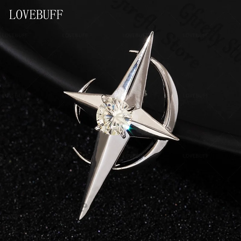 

Xavier star Shaped Cosplay Breastpin Metal Plaque Brooch Love and Deepspace ouch Badge Girl Collect Accessories Ornaments