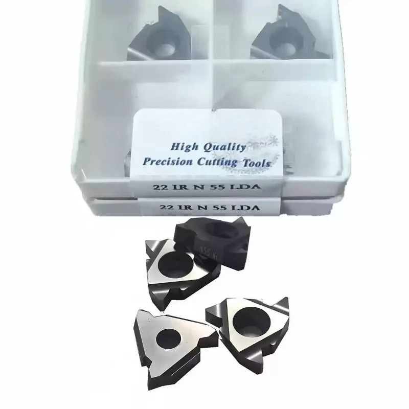 

10pcs Original Carbide Inserts 22ER 3.5ISO 4.0ISO 4.5ISO 5.0ISO 5.5ISO 6.0ISO N55 N60 4ACME LDA
