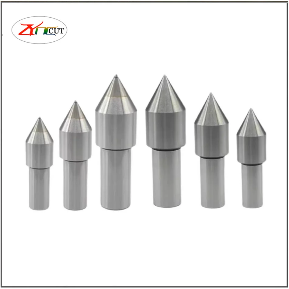 Lathe Straight Handle White Steel Alloy Tip Dead Center Morse 5 4 3 2 Rotary Movable Center Head Accessories Tungsten Steel Tip