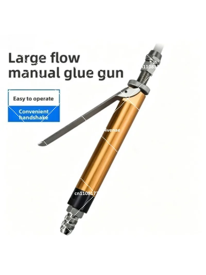 Manual AB Glue Gun Dispensing Valve Large Flow Control with Needle