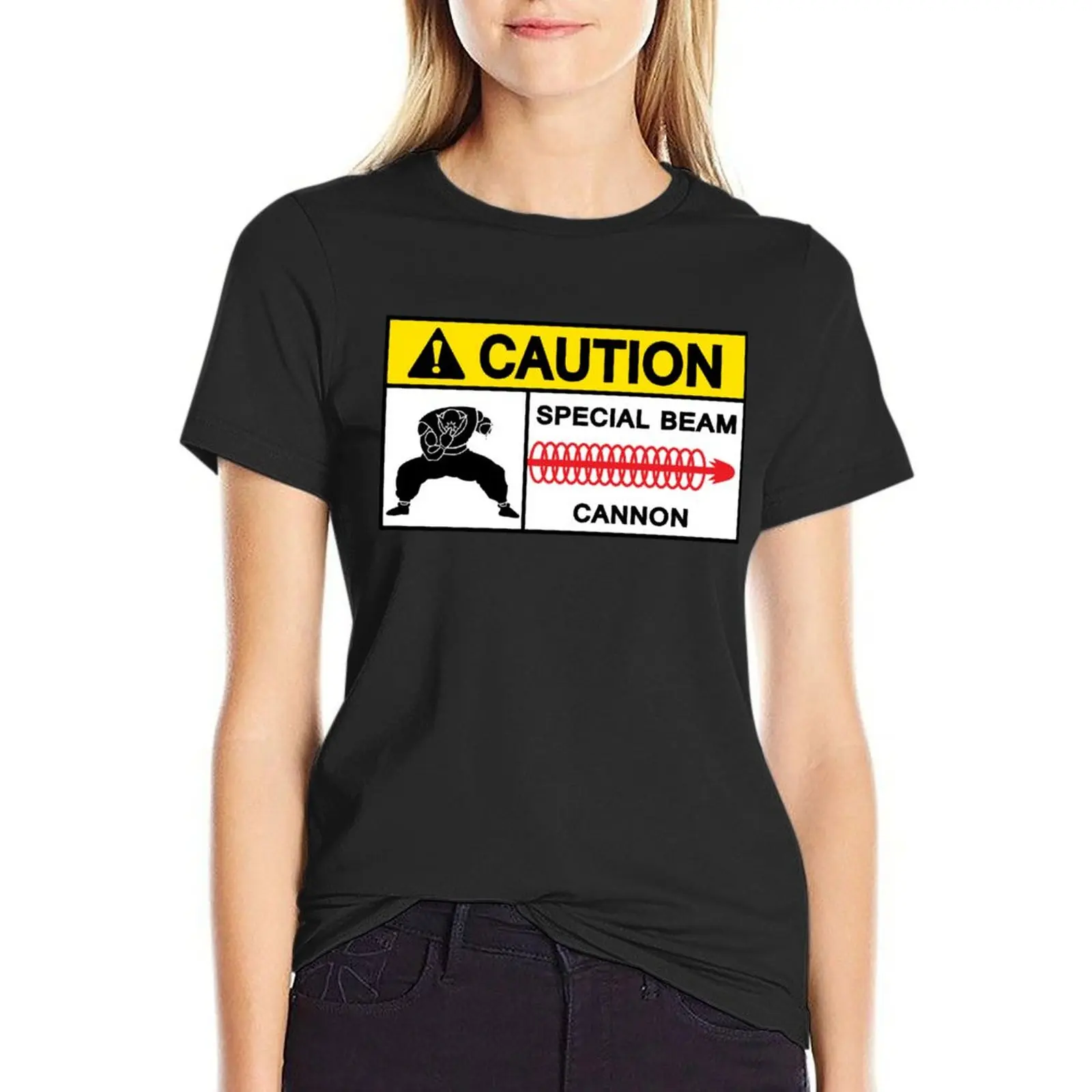 

CAUTION - SPECIAL BEAM CANNON T-Shirt vintage clothes heavyweights animal print vintage t-shirt dress for Women plus size