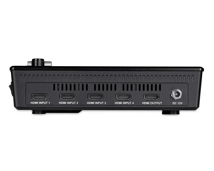 

FEELWORLD L2 PLUS 5,5-дюймовый ЖК-сенсорный экран, многокамерный видеомикшер, переключатель управления PTZ, USB3.0, микшер потокового видео в реальном времени