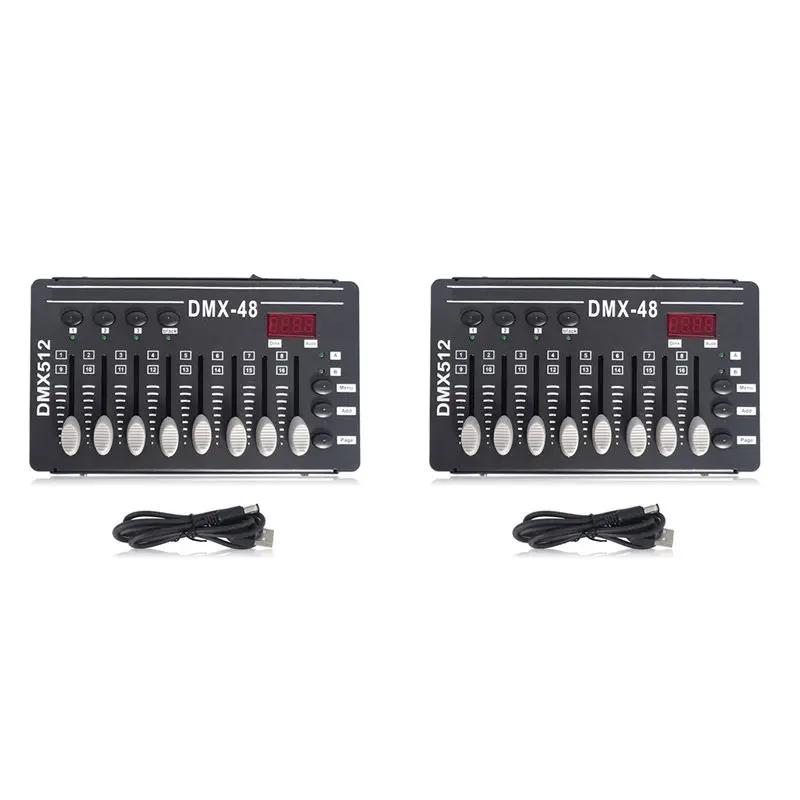 

Новая световая консоль Tech 2X DMX-48, контроллер, бар KTV, контроллер с подвижной головкой, консоль с затемнением, сценическое осветительное оборудование