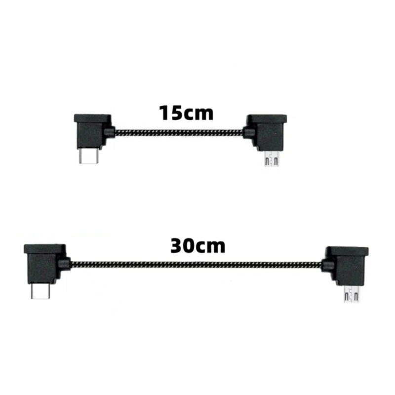 15cm/30cm 90 Degree USB C Data Cable for Air 2 Remote and Type C Devices 83CF