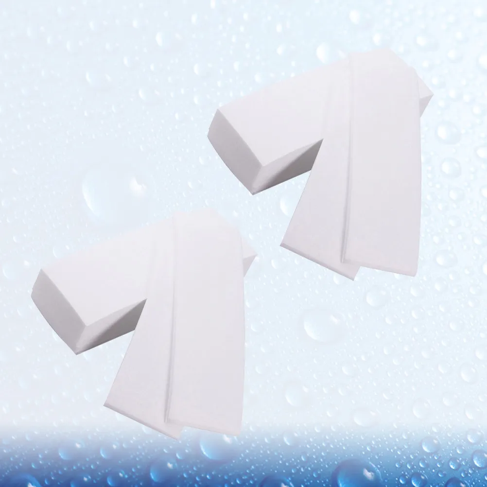 3Packs Waxing Paper Non-Woven Depilatory Hair Removal Paper Flexible Strong Adhesive Professional Facial Body Use