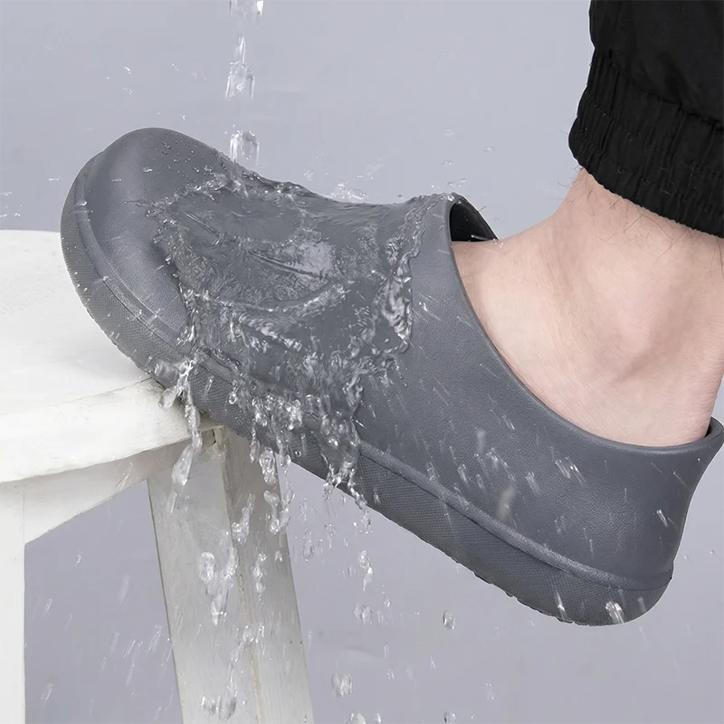 Professionelle rutschfeste Kochschuhe für Herren, ölbeständig, wasserdicht, atmungsaktiv, langlebig, leichte Arbeitssandalen für Restaurants – Detail 8