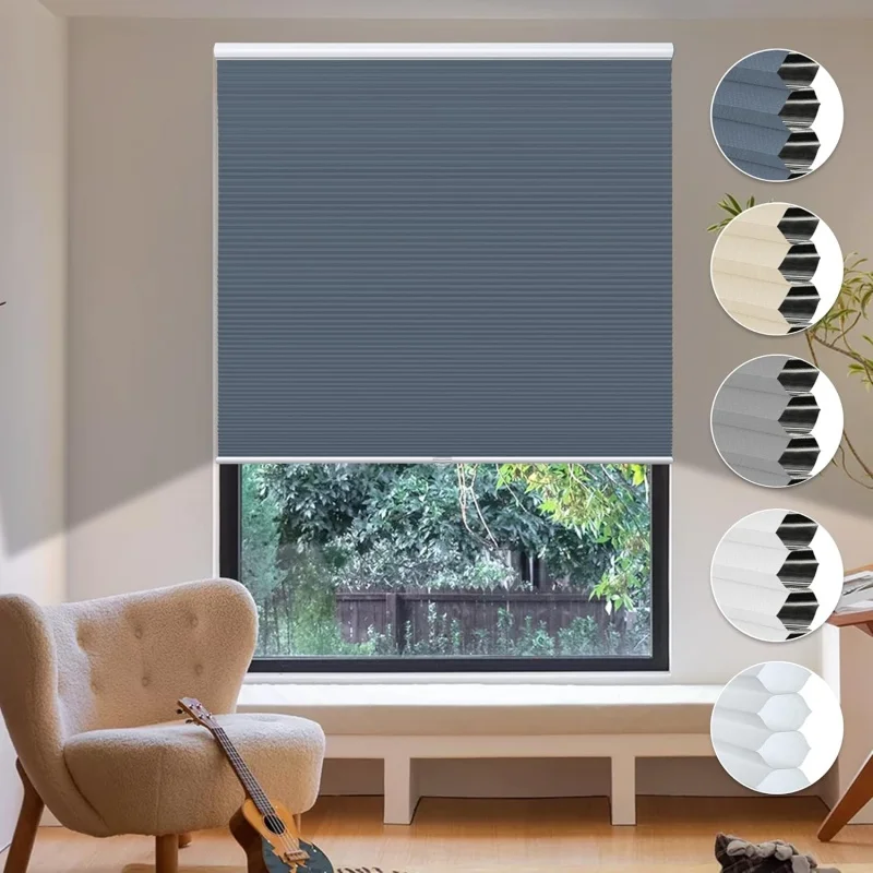 Popular Australia Market Custom Size Thermal Insulation Fabric Top Down Bottom Up Manual Cordless Cellular Shades For House