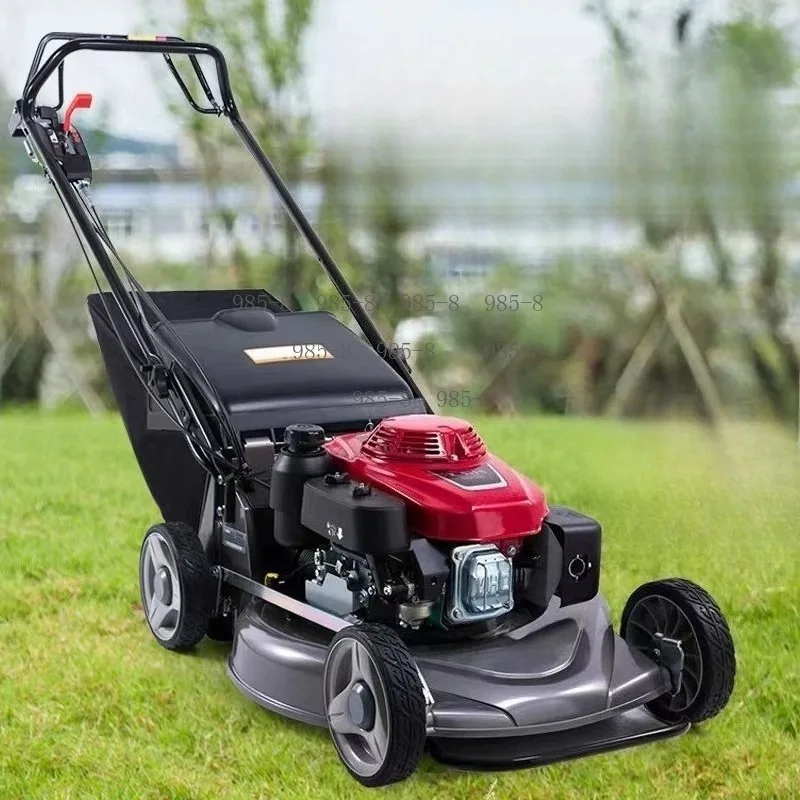 4-Stroke Hand Push Self Propelled Lawn Mower 20 Inch 7 Speed Grass Cutting Machine
