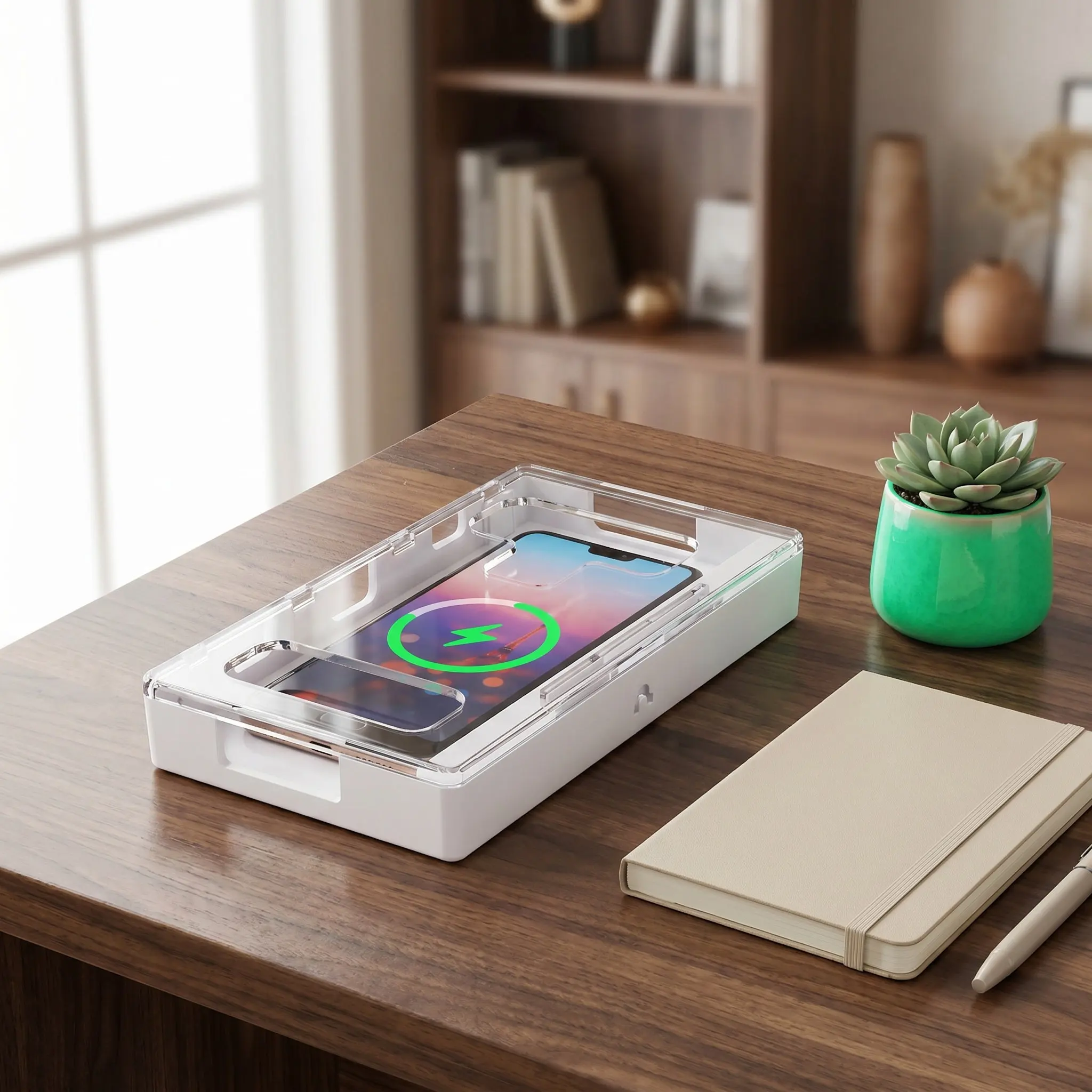 Phone Lock Box Transparent Multi-Purpose Clear Smartphone Lock Box for Time and Phone Control