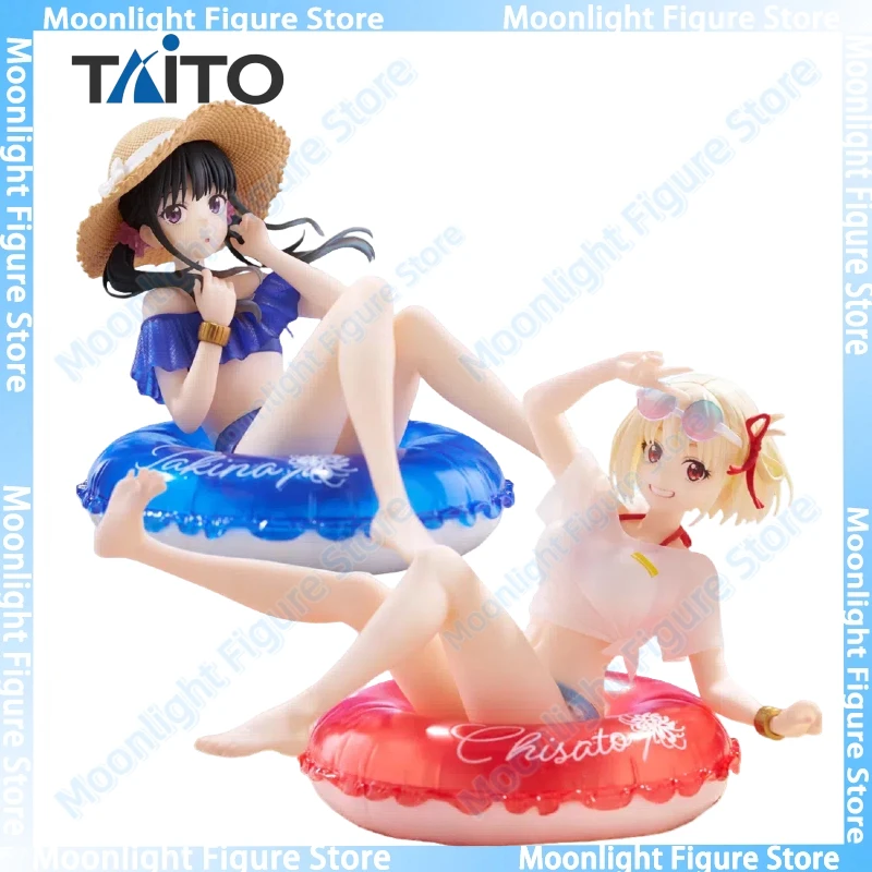 

In Stock TAITO Aqua Float Girls AFG Inoue Takina Nishikigi Chisato Swimming Ring Desktop Cute Anime Figure Toy Model Collection