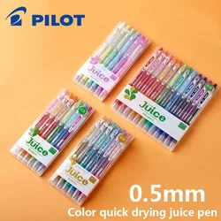 6/12 Colors Japan PILOT Juice Gel Pen Set 0.5mm LJU-10EF Art Supplies Kawaii Stationery School Acsesories Back To School